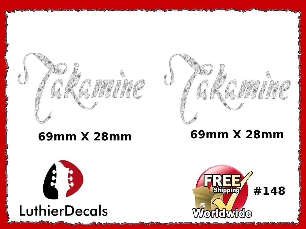Takamine Guitar Decal Copy #148