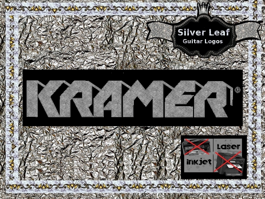 Kramer Guitar Decal 14s
