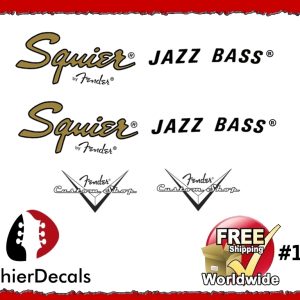 Squier Jazz Bass Guitar Decal #157