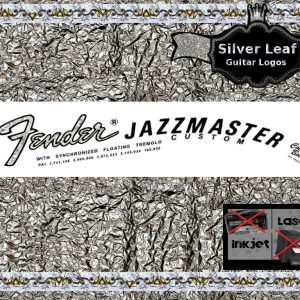 Fender Jazzmaster Guitar Decal 15s