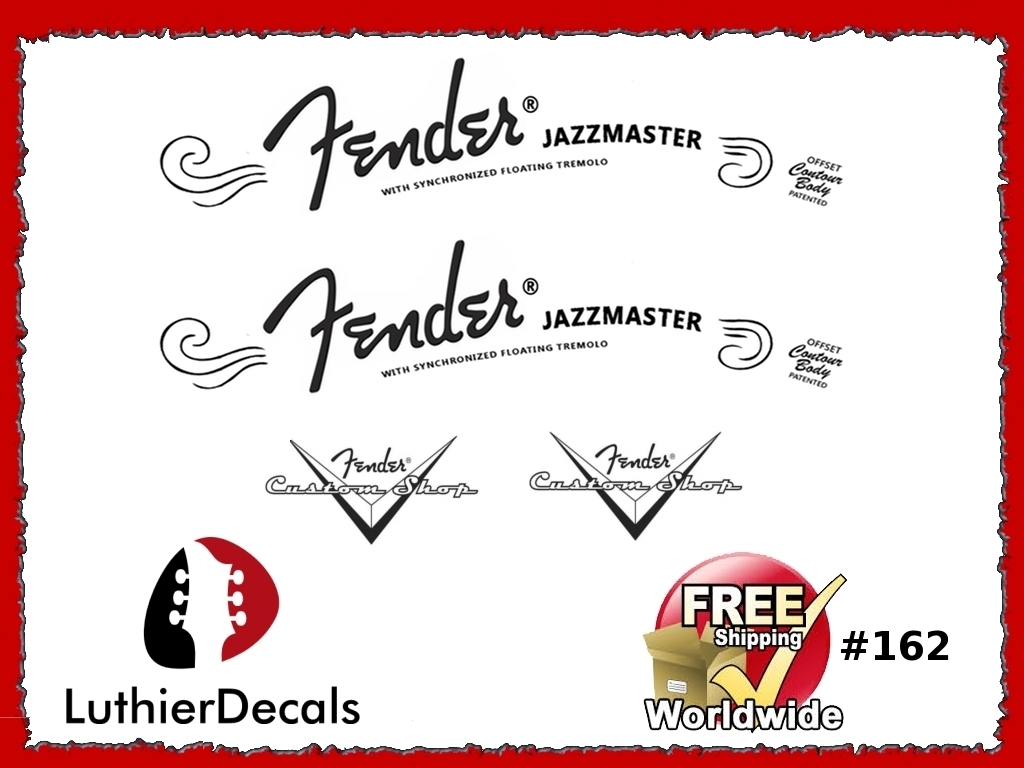 Fender Jazzmaster Guitar Decal #162