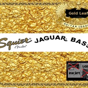 Squier Jaguar Bass Guitar Decal 16g