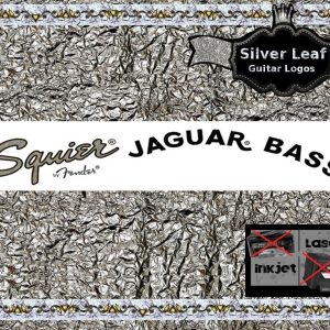 Squier Jaguar Bass Guitar Decal 16s