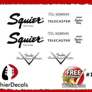 Squier Telecaster Guitar Decal #170
