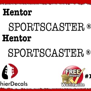 Fender Hentor Sportscaster Guitar Decal #173