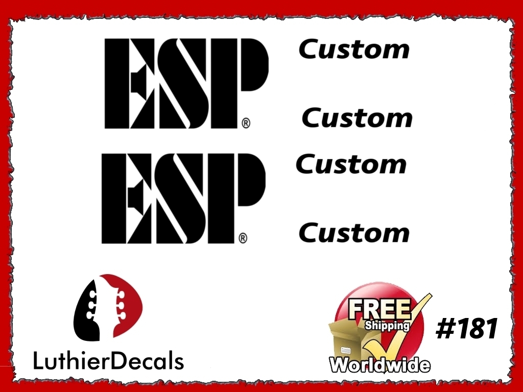 ESP Guitar Decal #181
