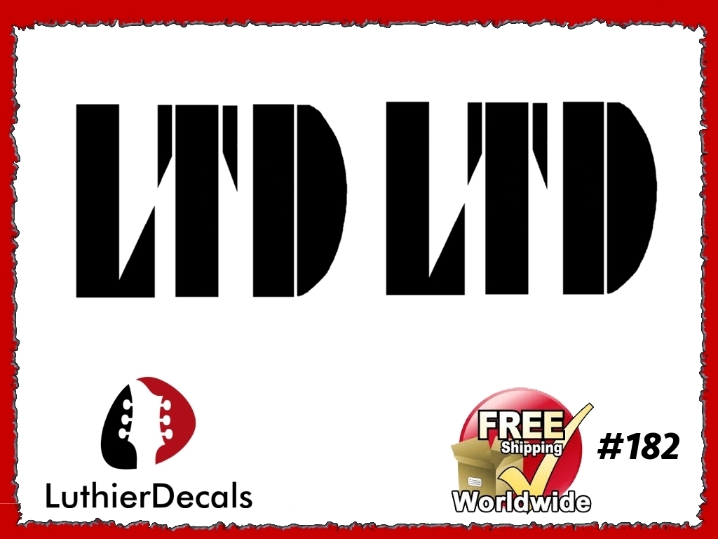 LTD Guitar Decal #182