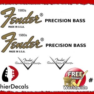 Fender Precision Bass Guitar Decal #19