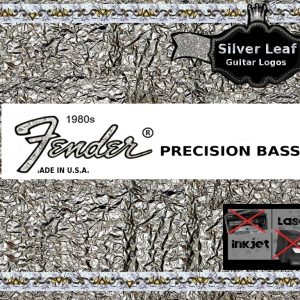 Fender Precision Bass Guitar Decal 20s