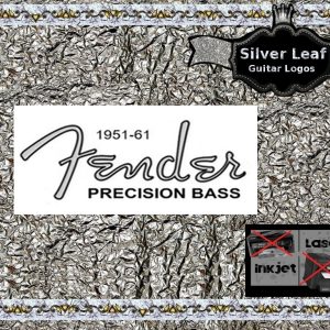 Fender Precision Bass Guitar Decal 22s