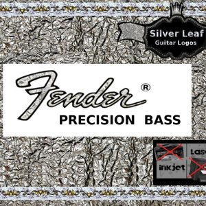 Fender Precision Bass Guitar Decal 23s