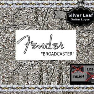 Fender Broadcaster Guitar Decal 24s
