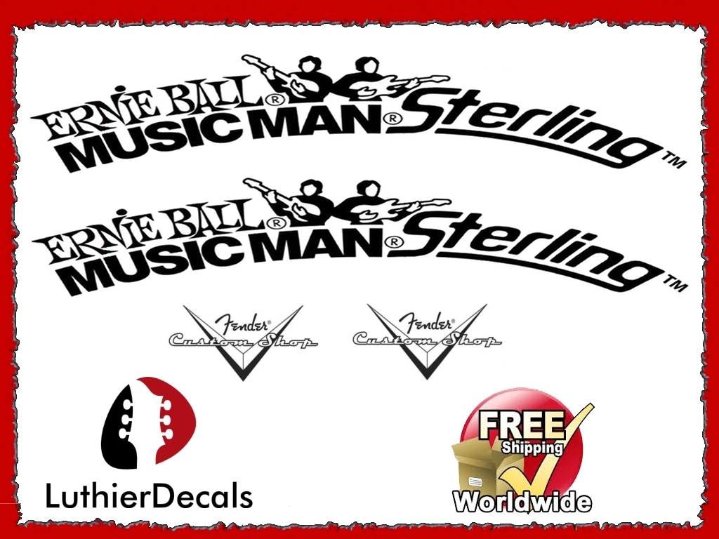 Musicman Ernie Ball Guitar Decal #25
