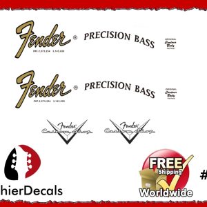 Fender Precision Guitar Decal #3