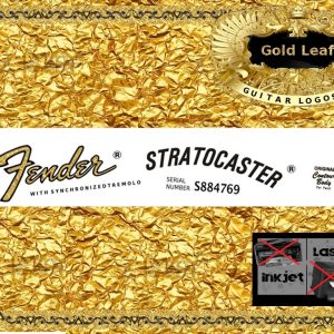 Fender Stratocaster Guitar Decal #32g