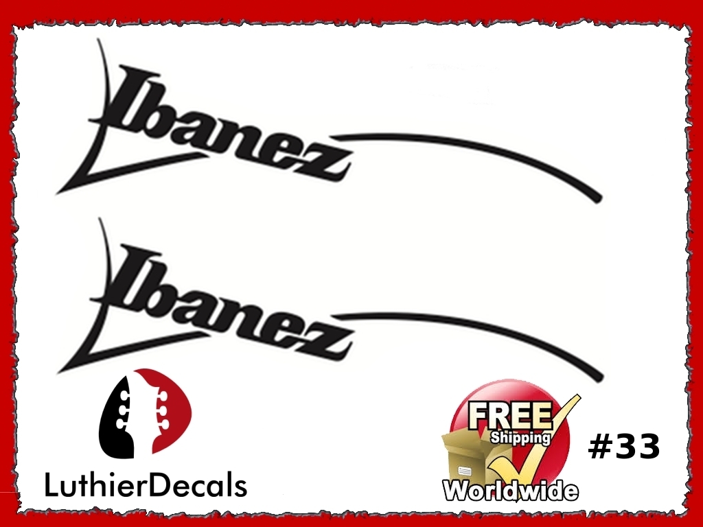 Ibanez Guitar Decal #33
