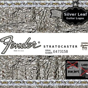 Fender Stratocaster Guitar Decal #37s