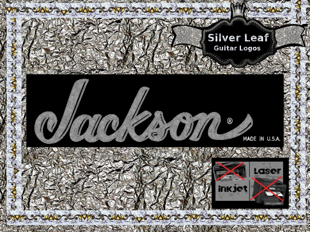 Jackson Guitar Decal 3s