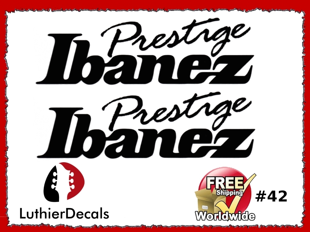 Ibanez Prestige Guitar Decal #42