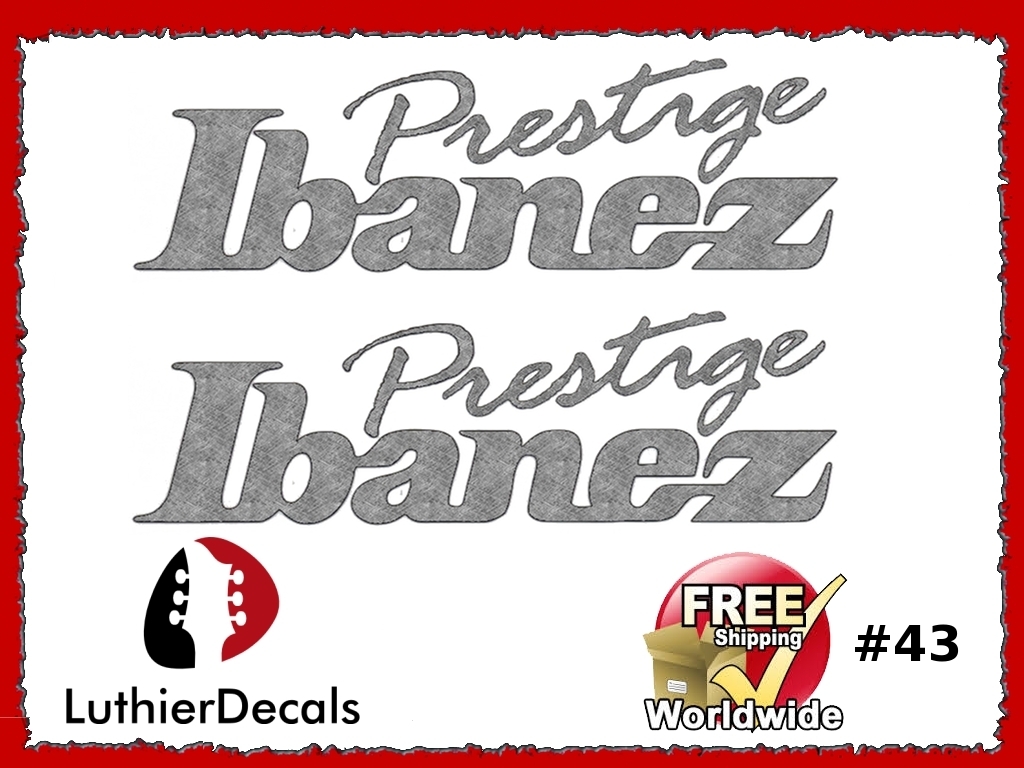Ibanez Prestige Guitar Decal #43