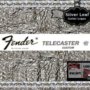 Fender Decal Telecaster Custom Guitar Decal #45s
