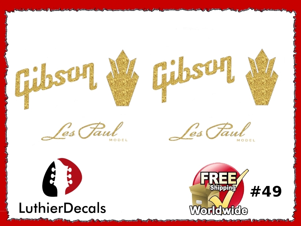 Gibson Les Paul Guitar Decal #49