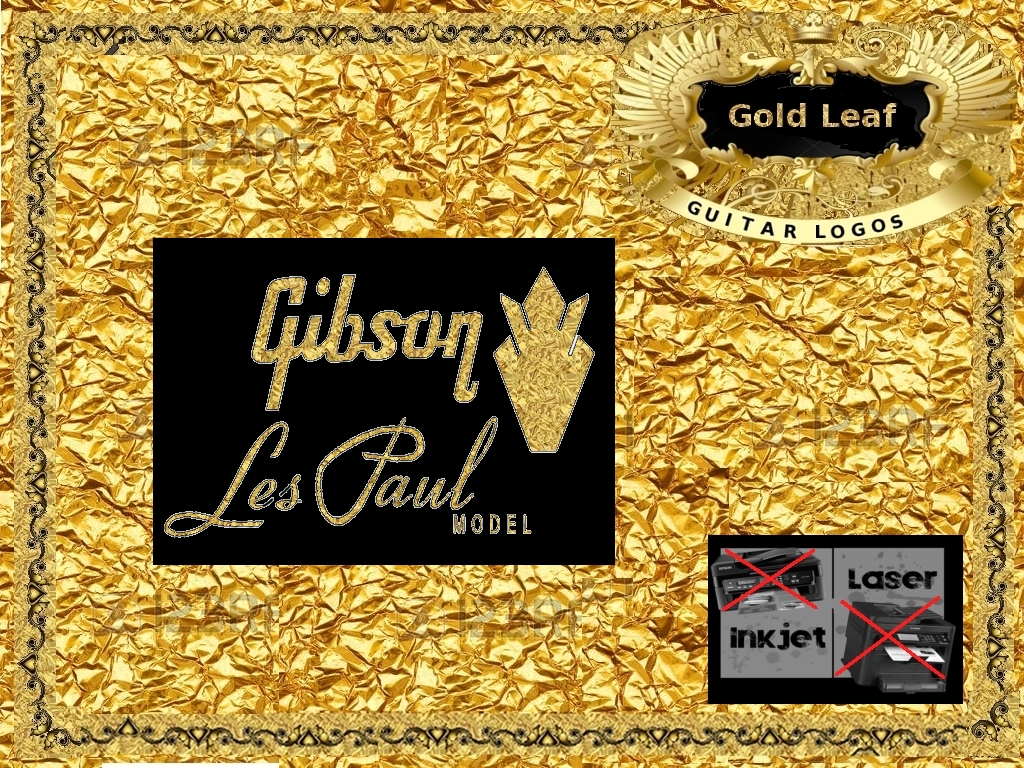 Gibson Les Paul Guitar Decal 4g
