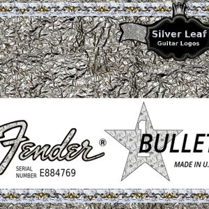 Fender Bullet Guitar Decal Waterslide #59s