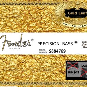 Fender Precision Bass Guitar Decal 5g
