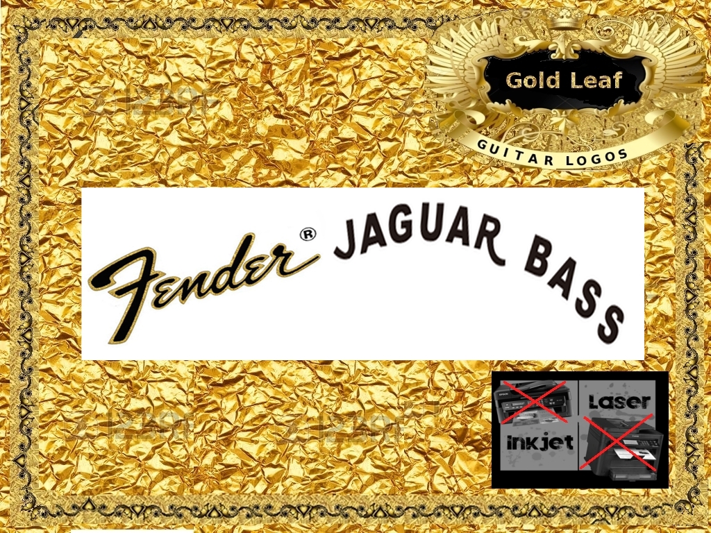 Fender Jaguar Bass Guitar Decal #64g