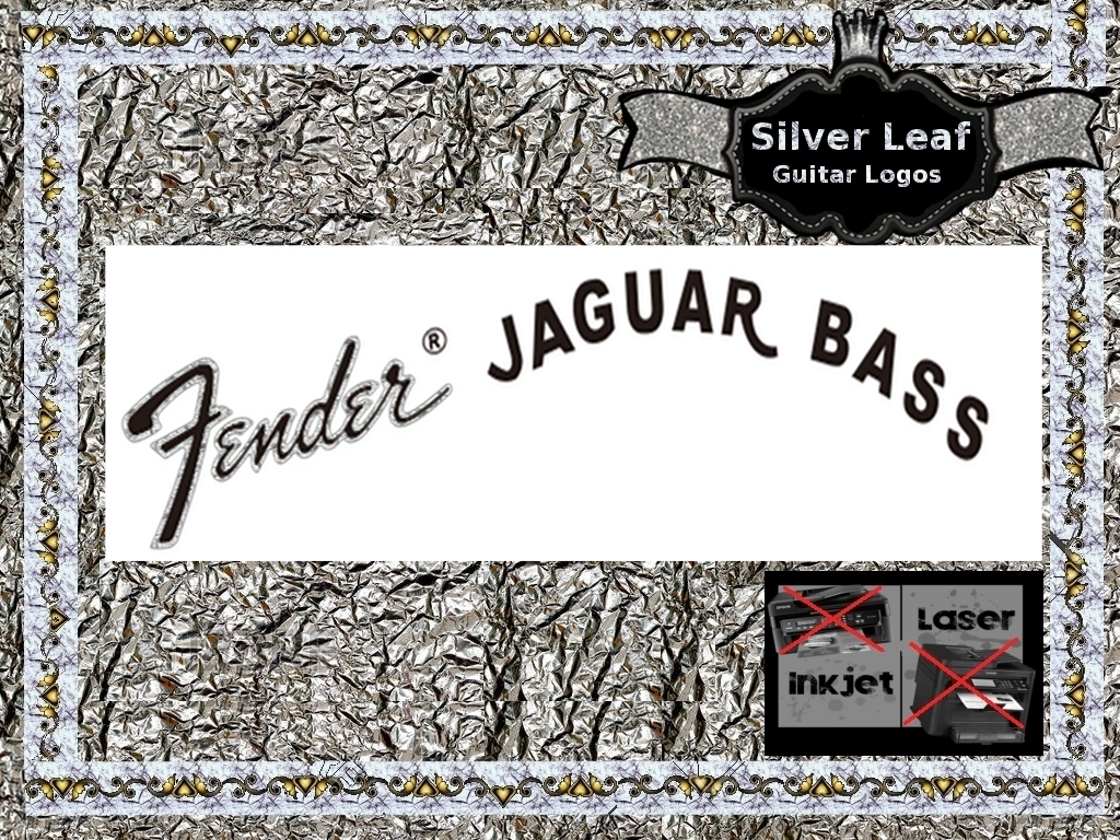 Fender Jaguar Bass Guitar Decal #64s