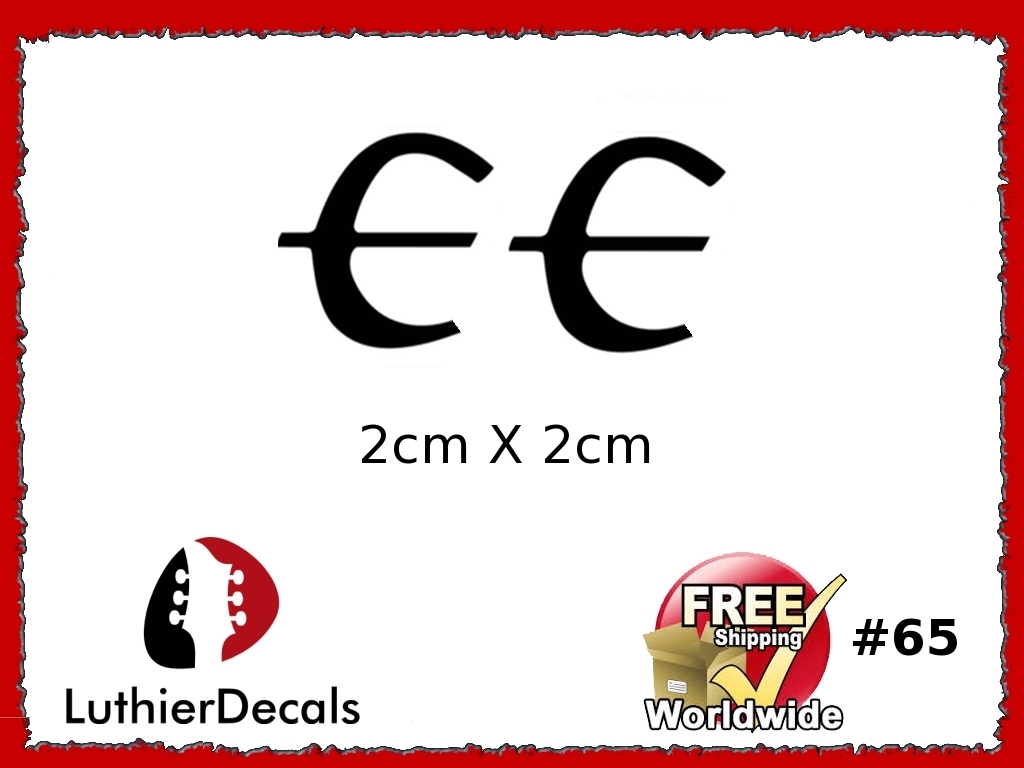 Epiphone E Guitar Decal #65