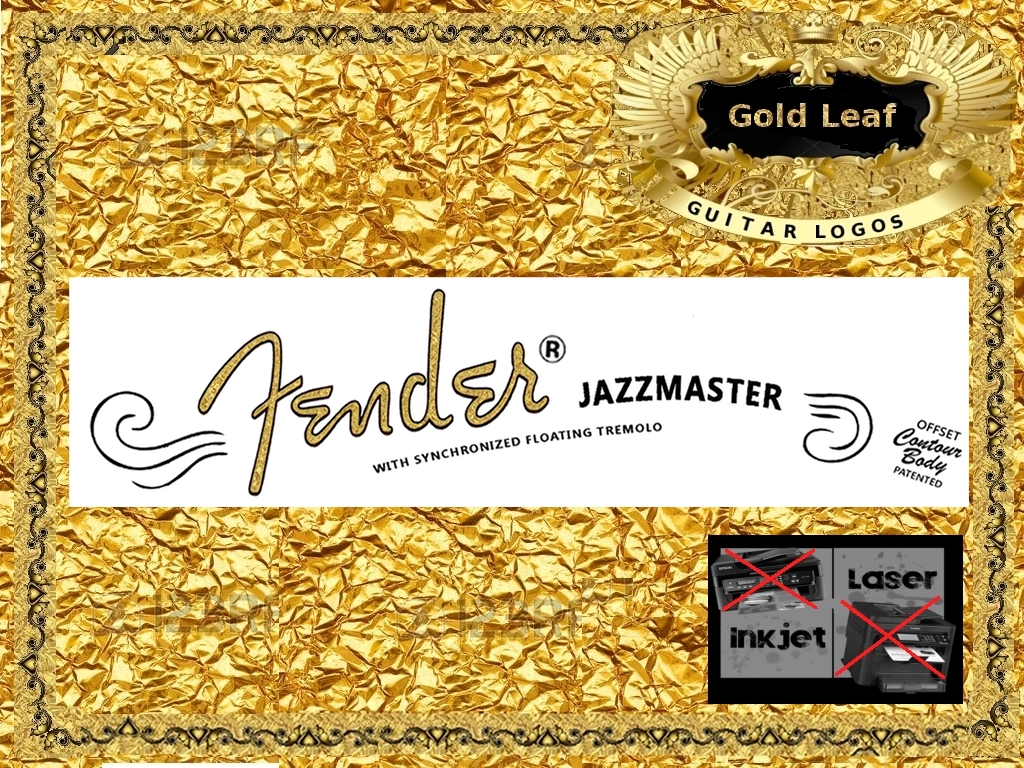 Fender Jazzmaster Guitar Decal #66g