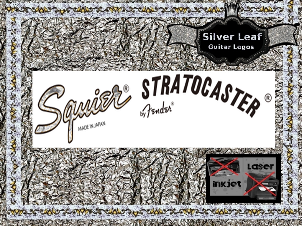 Squier Stratocaster Guitar Decal #69s