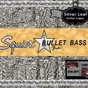 Squier Bullet Bass Guitar Decal 73s