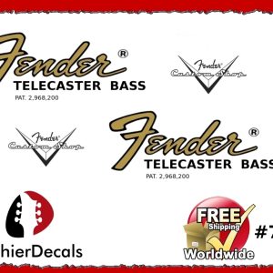 Fender Telecaster Bass Guitar Decal #77