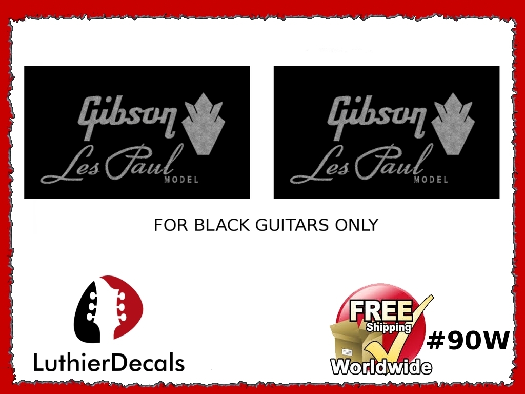 Gibson Les Paul Guitar Decal #90w