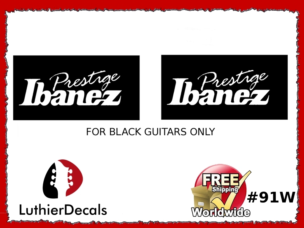 Ibanez Prestige Guitar Decal #91w