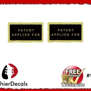 Humbucker PAF Patent Number Applied For Decal Guitar Decal #99