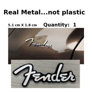 Fender Metal Guitar Decal Emblem FD1