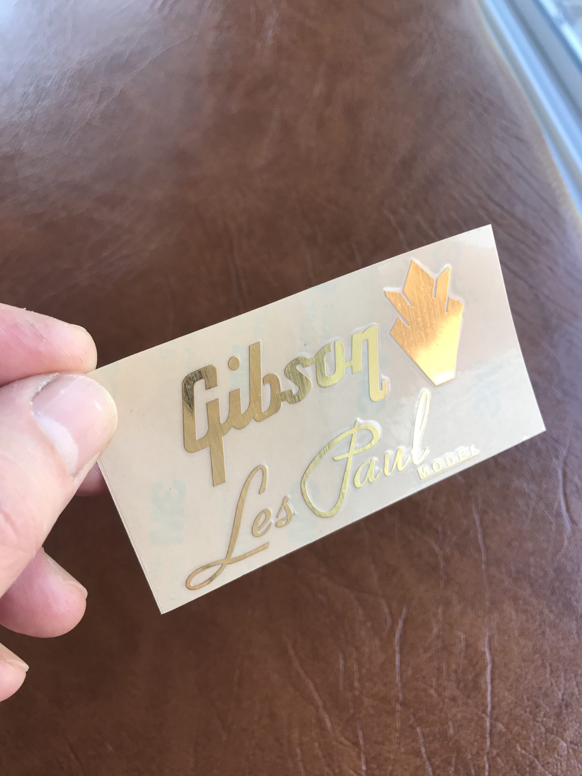 Gibson Guitar Decal 3d Metal M4