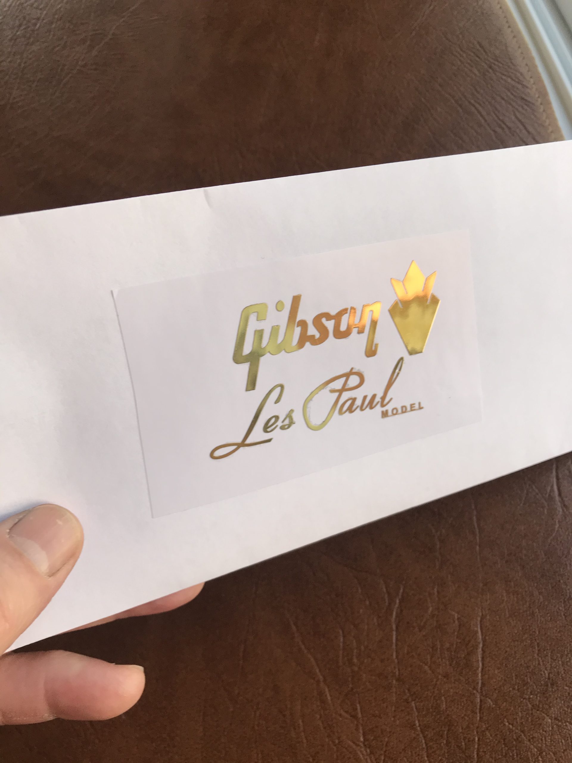 Gibson Guitar Decal 3d Metal M4