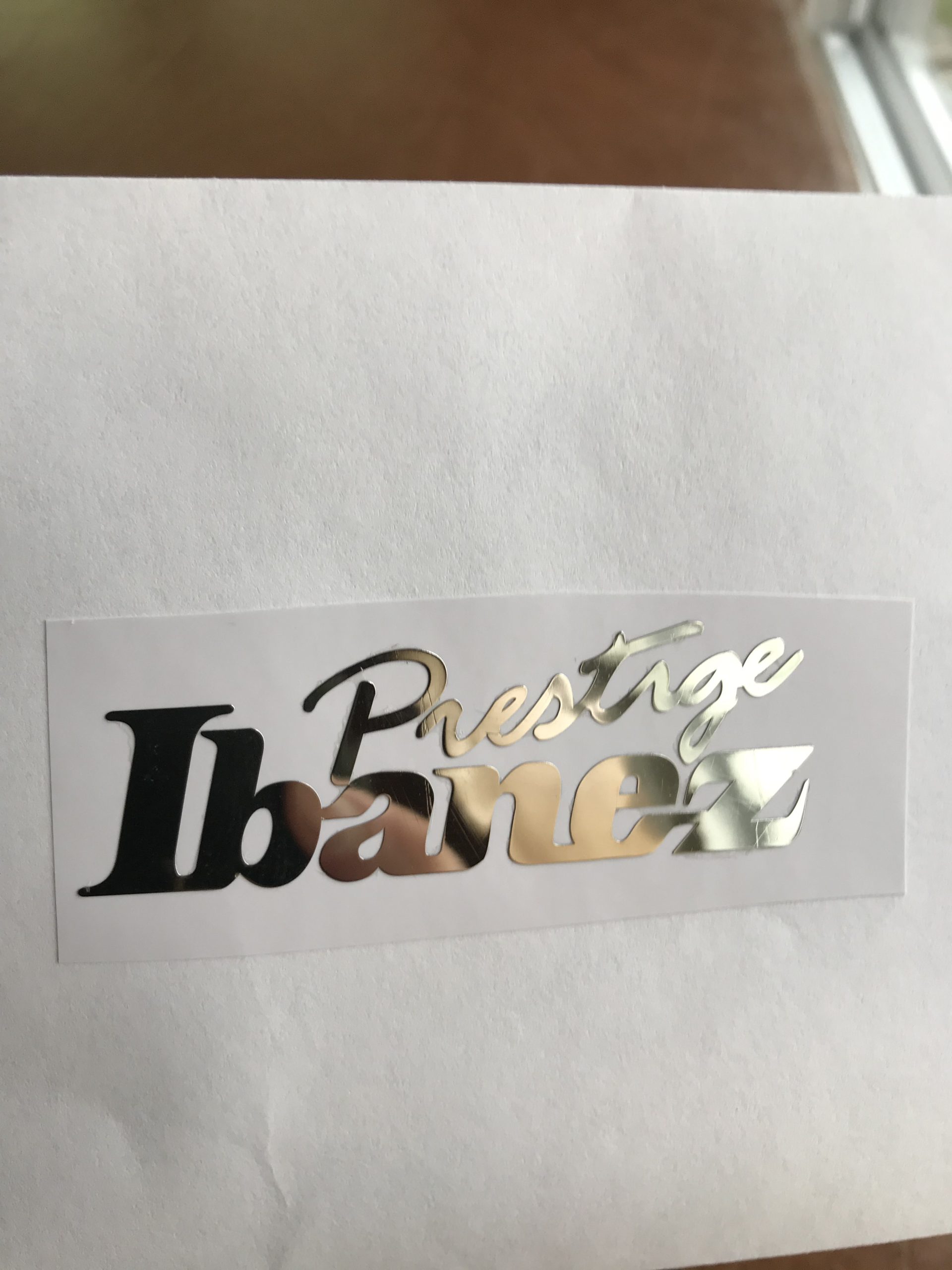 Ibanez Prestige Guitar Decal M10b