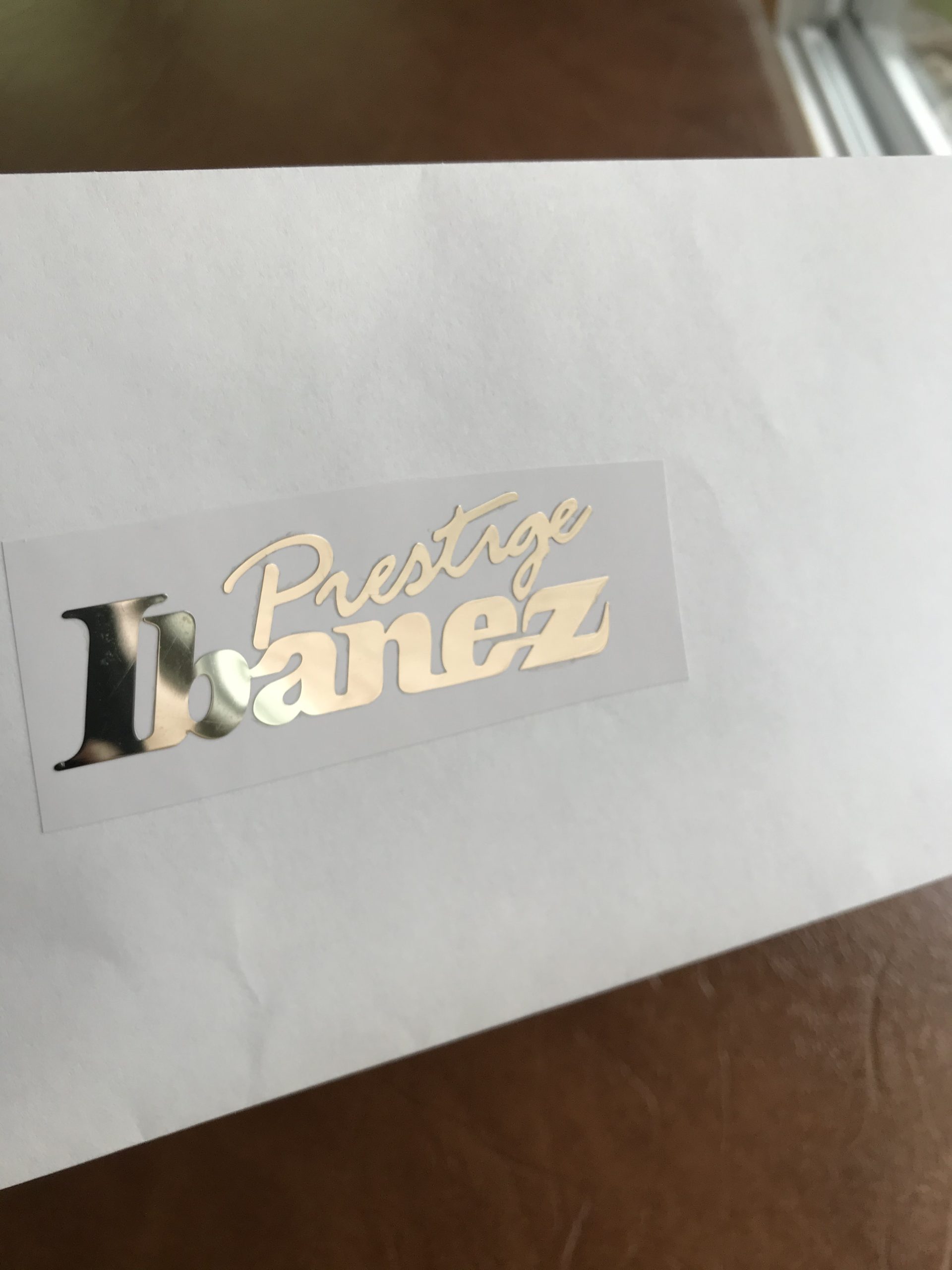 Ibanez Prestige Guitar Decal M10