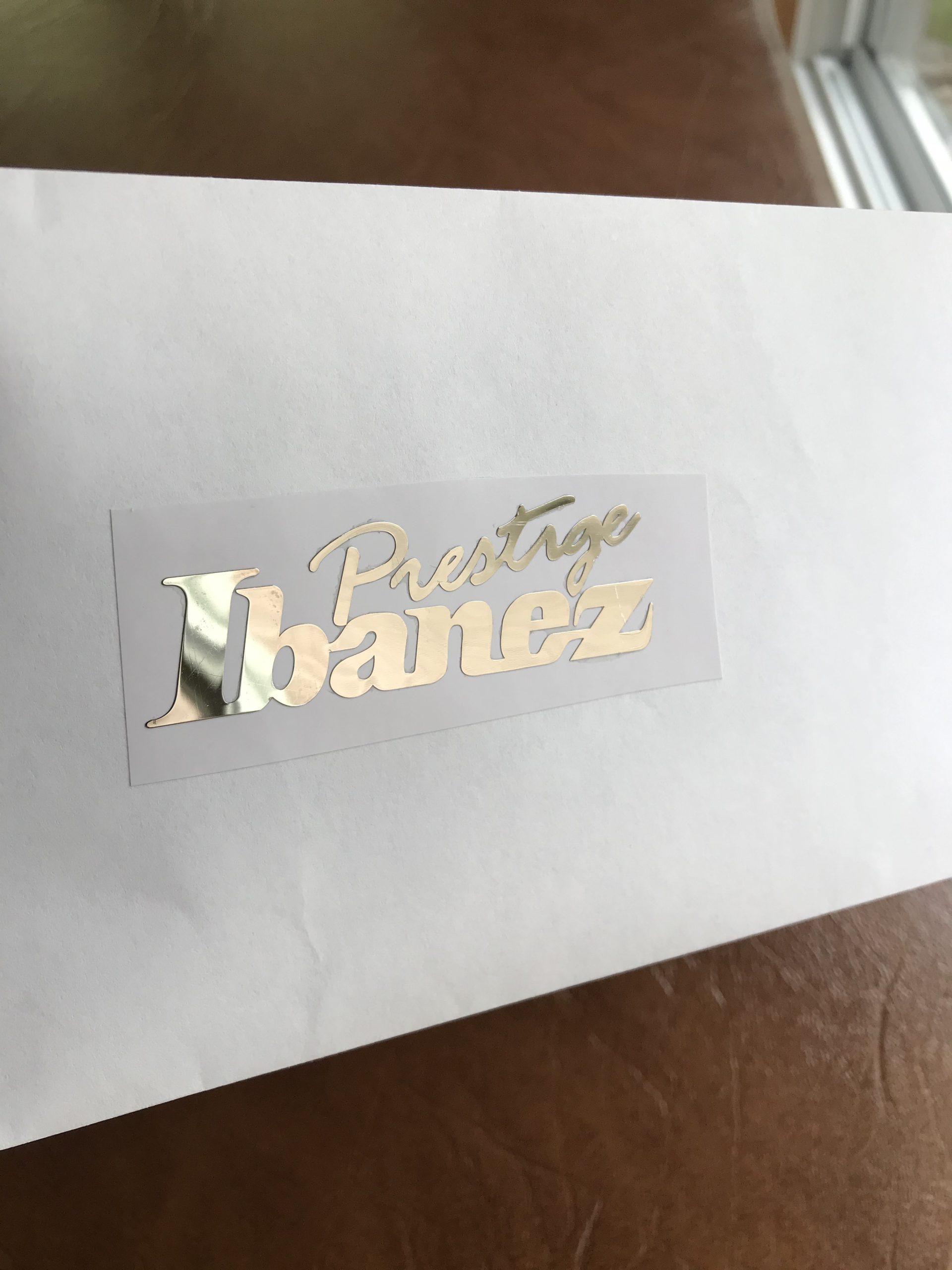 Ibanez Prestige Guitar Decal M10b