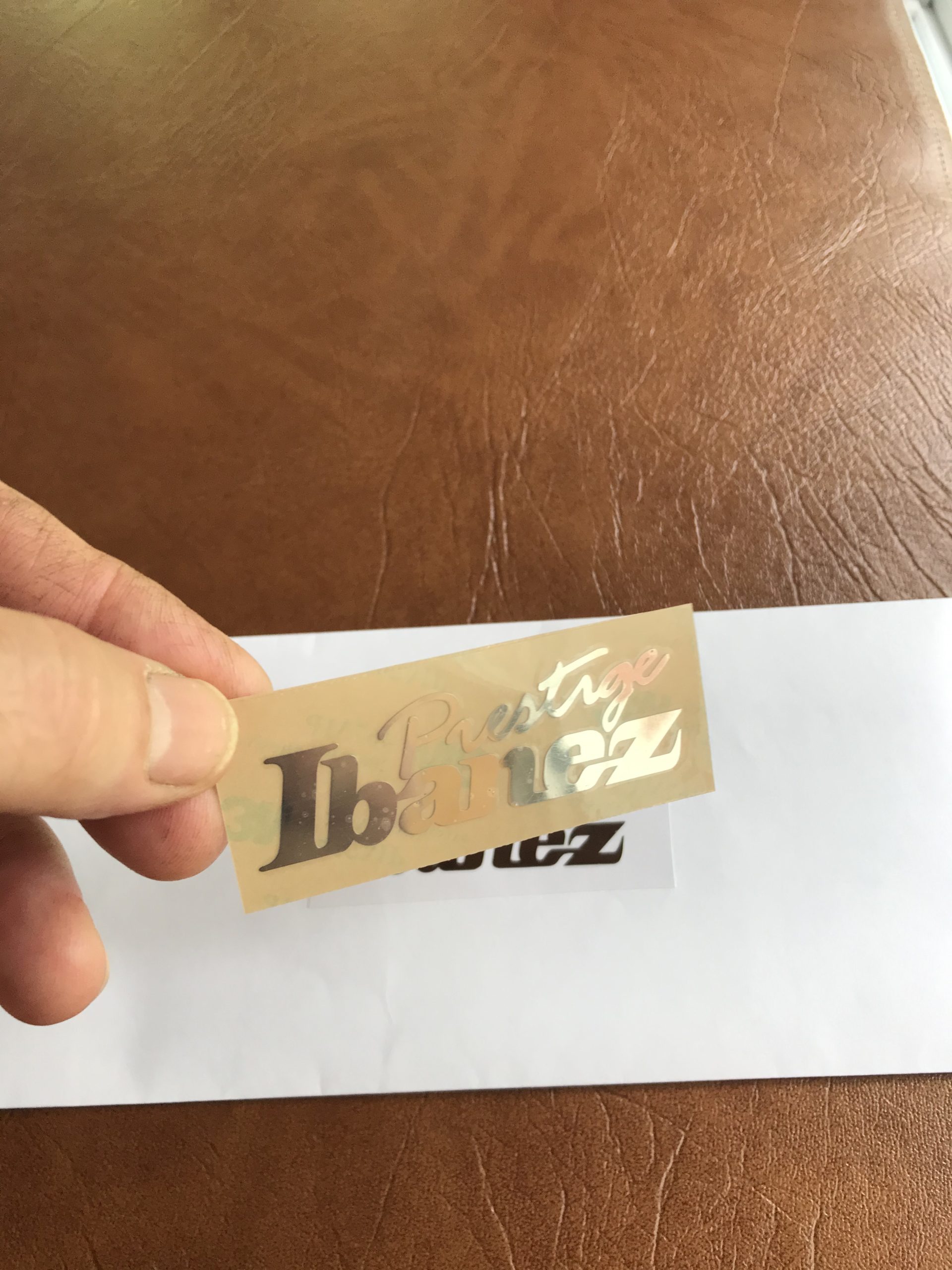 Ibanez Prestige Guitar Decal M10b