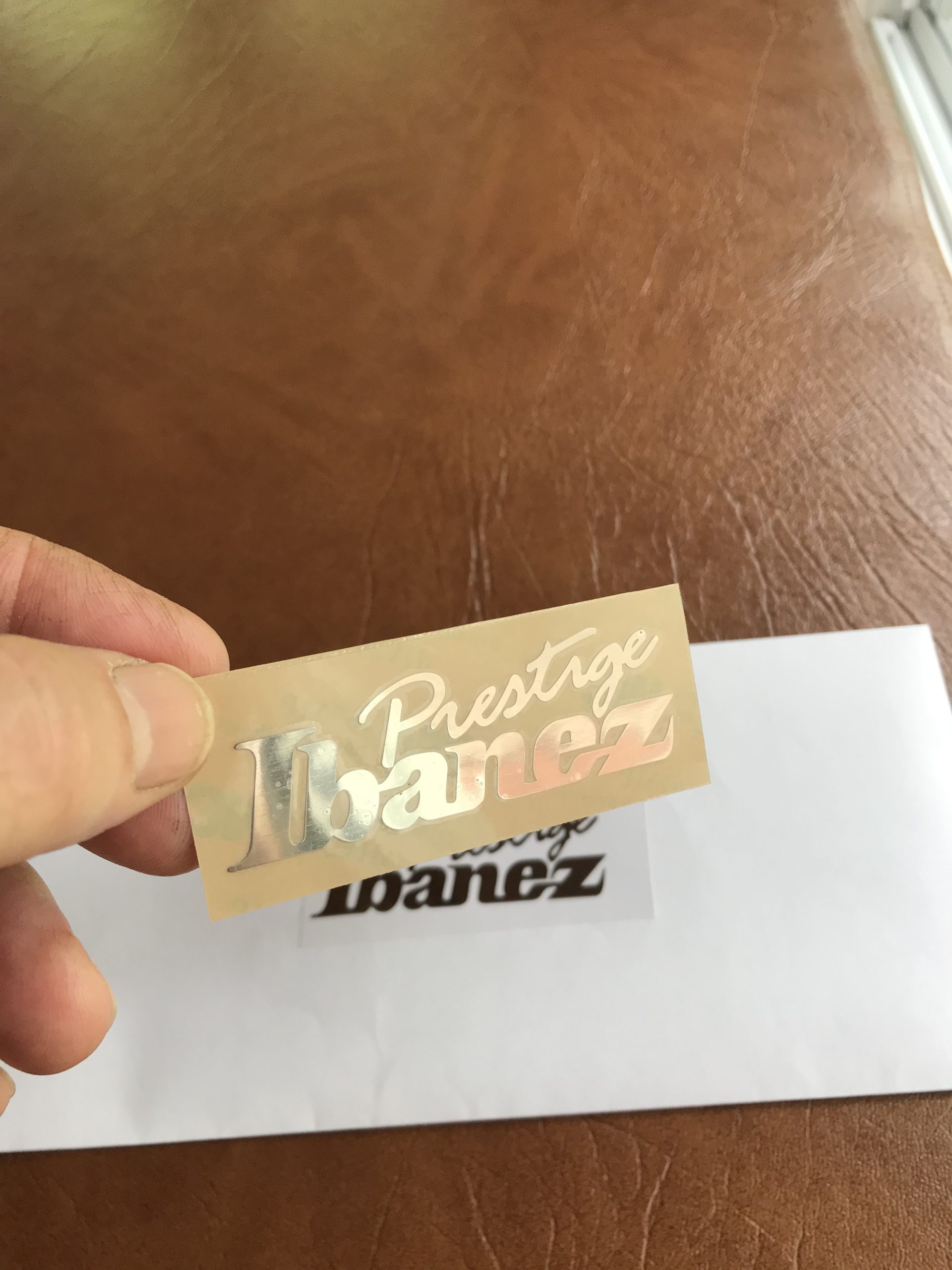 Ibanez Prestige Guitar Decal M10b