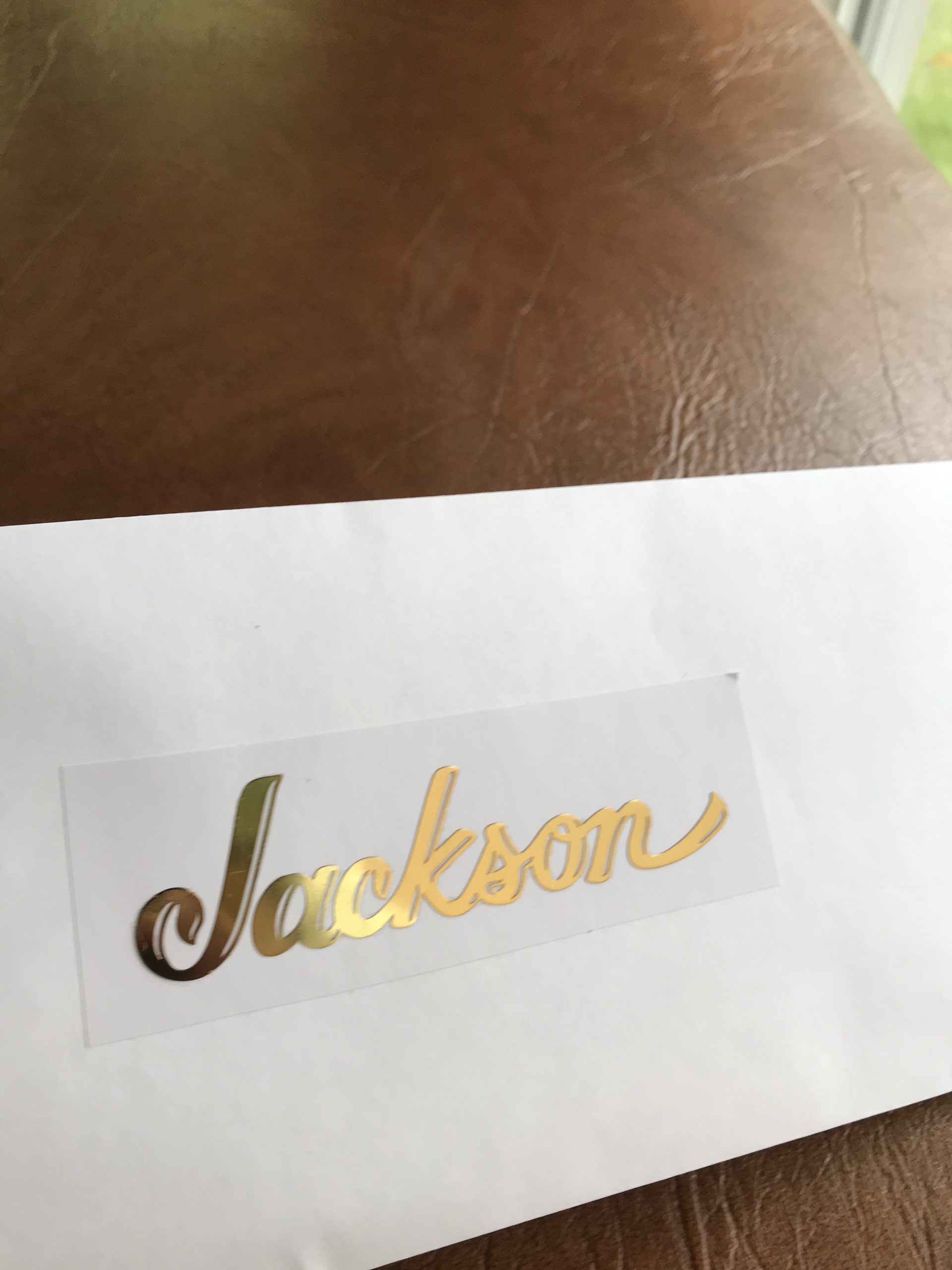 Jackson Guitar Decal M20