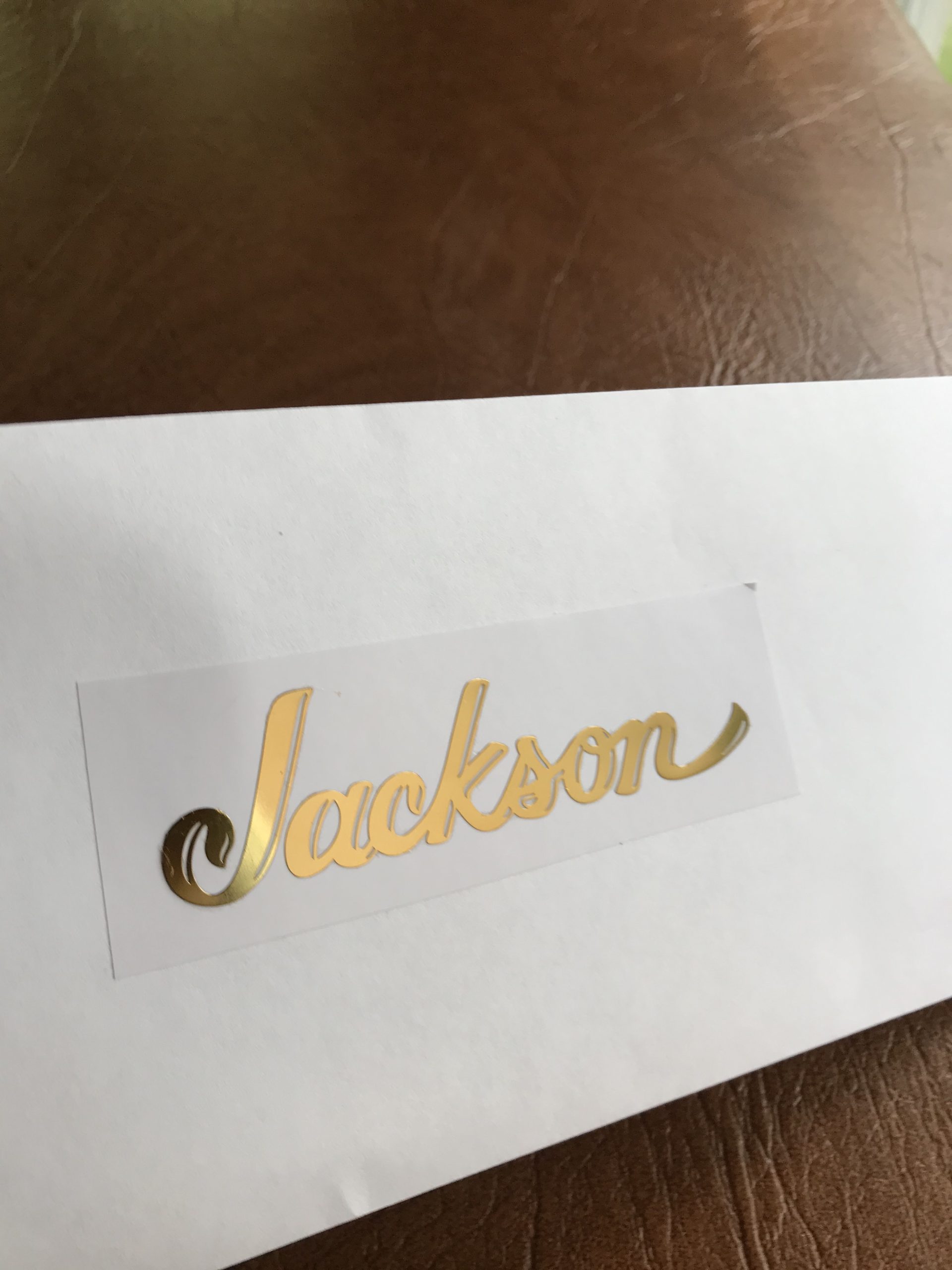Jackson Guitar Decal M20