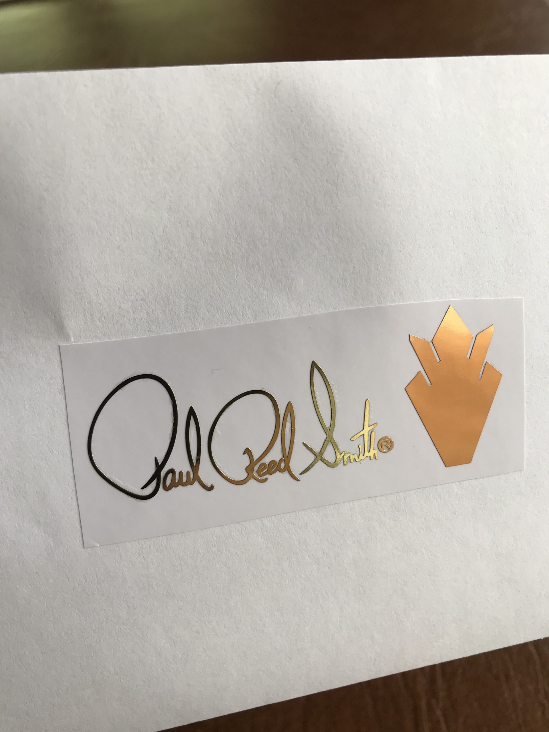 Gibson Guitar Decal Paul Reed Smith M28
